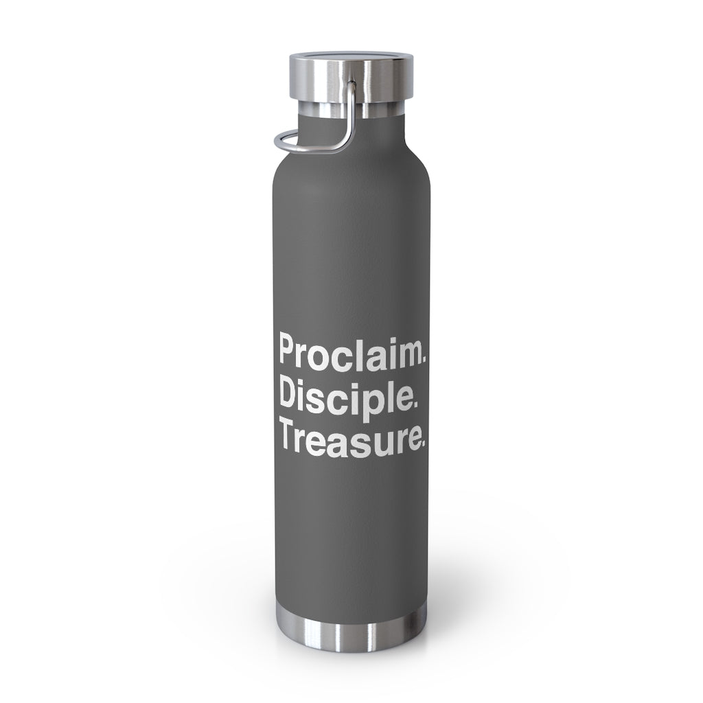 Water Bottle - WCC Mission Statement - 22oz Vacuum Insulated