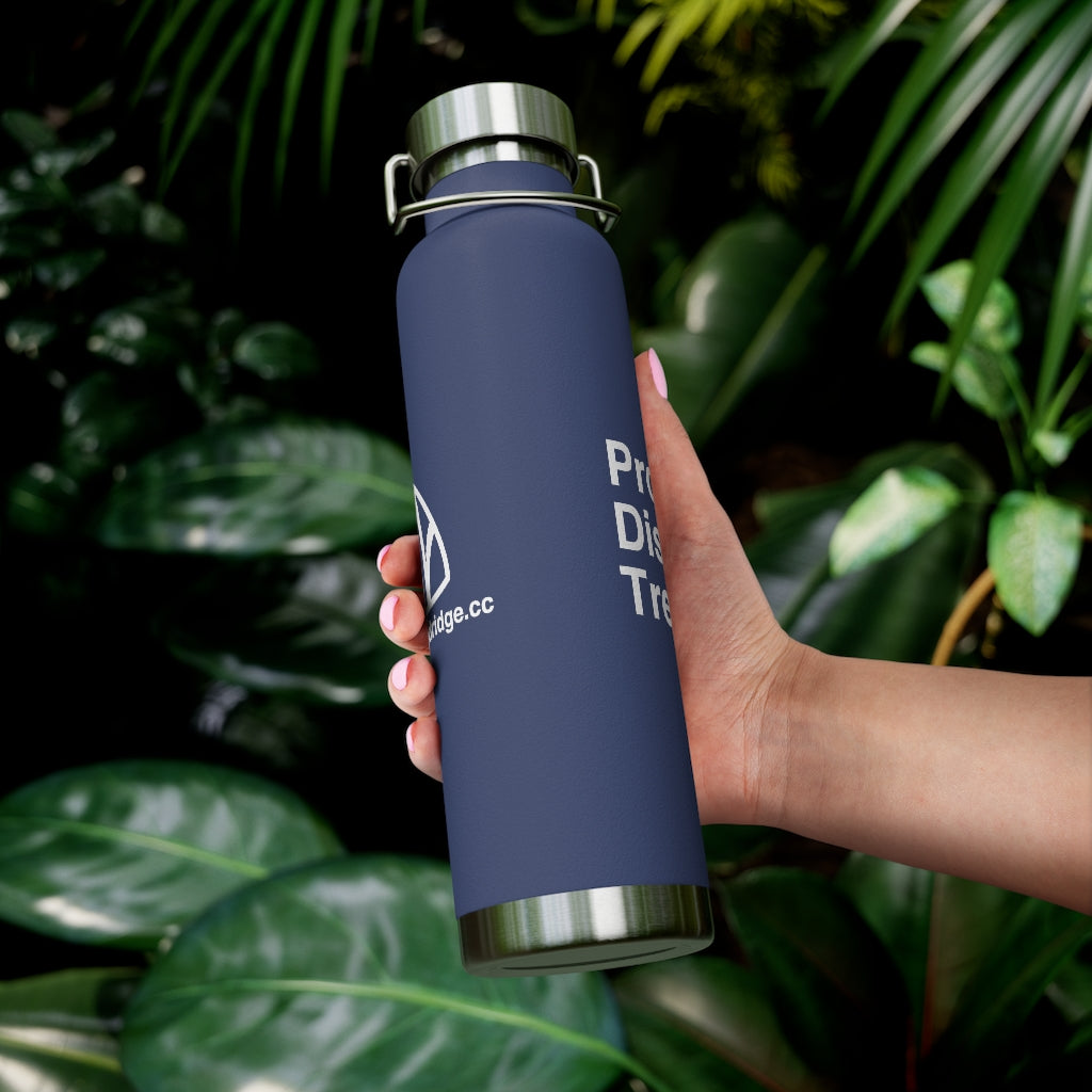 Water Bottle - WCC Mission Statement - 22oz Vacuum Insulated