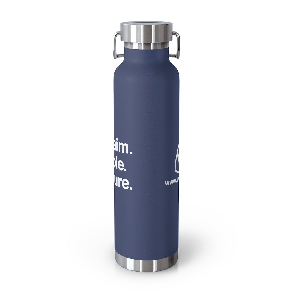 Water Bottle - WCC Mission Statement - 22oz Vacuum Insulated