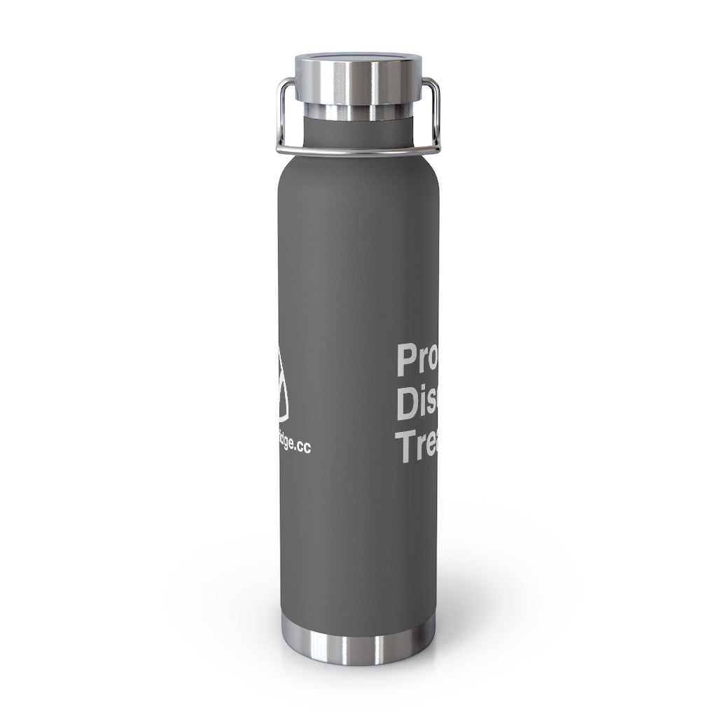 Water Bottle - WCC Mission Statement - 22oz Vacuum Insulated
