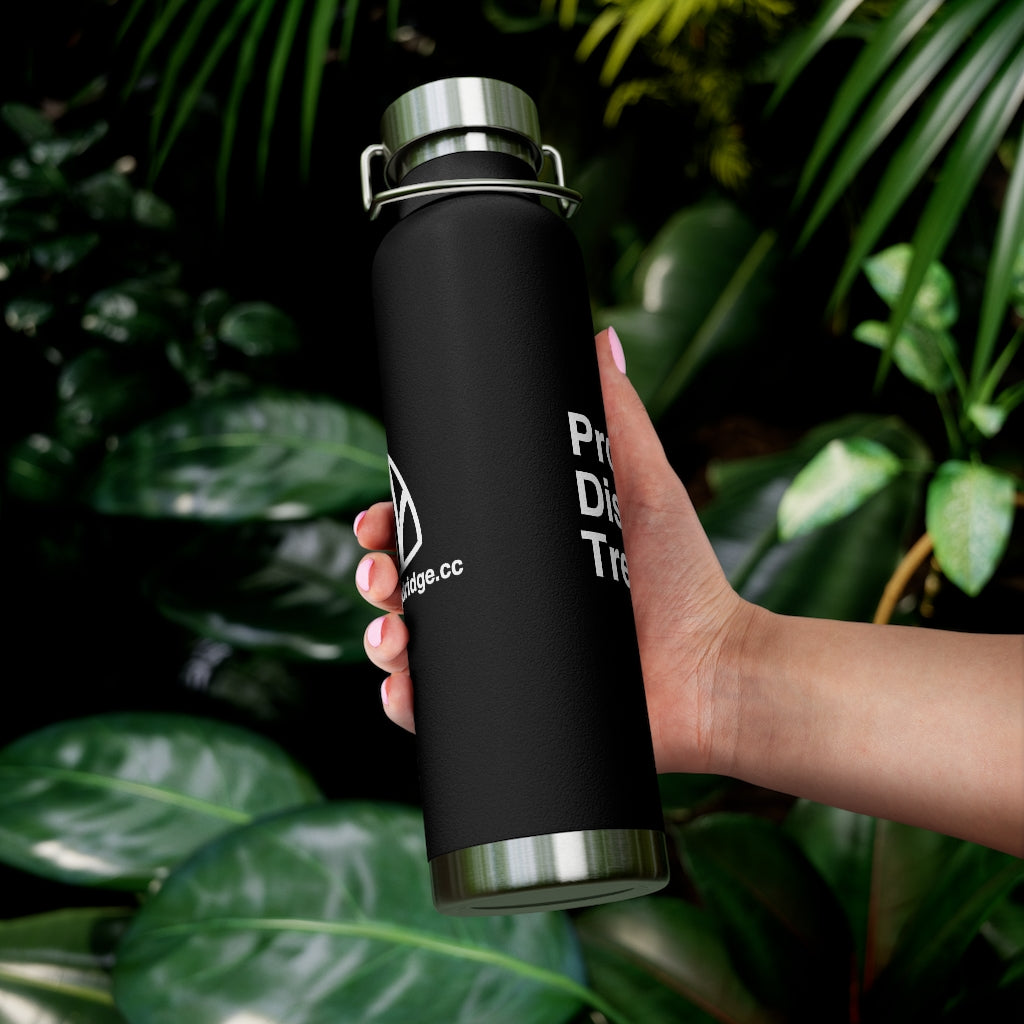 Water Bottle - WCC Mission Statement - 22oz Vacuum Insulated