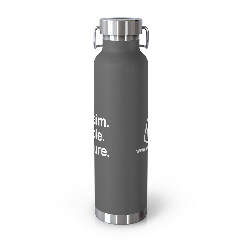 Water Bottle - WCC Mission Statement - 22oz Vacuum Insulated