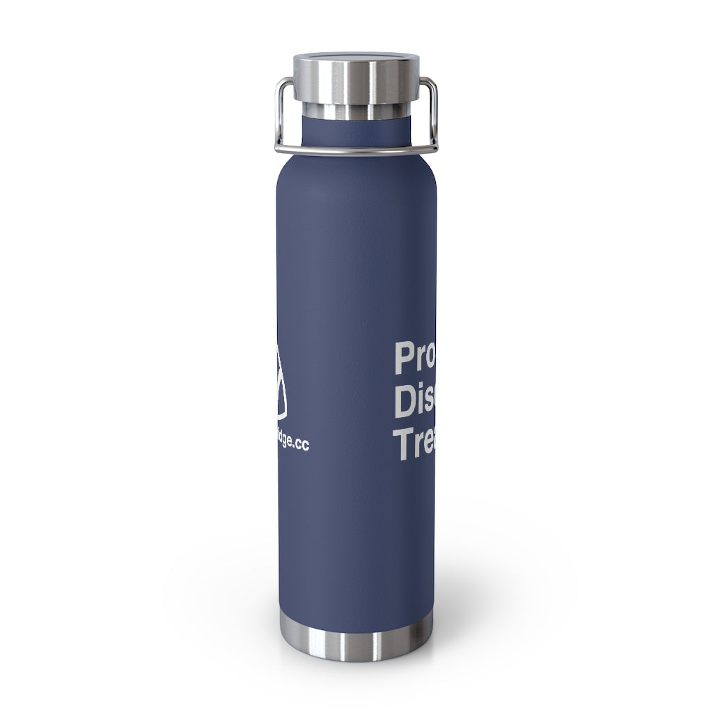 Water Bottle - WCC Mission Statement - 22oz Vacuum Insulated