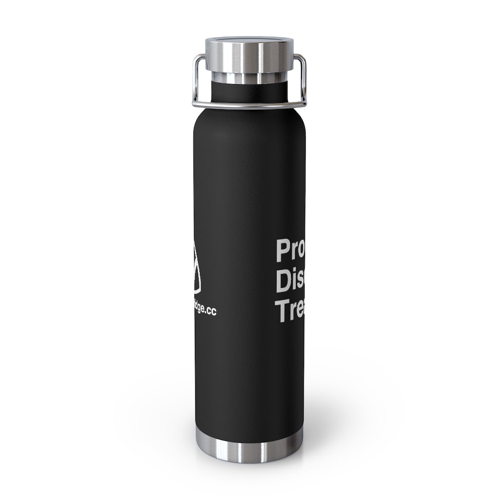 Water Bottle - WCC Mission Statement - 22oz Vacuum Insulated