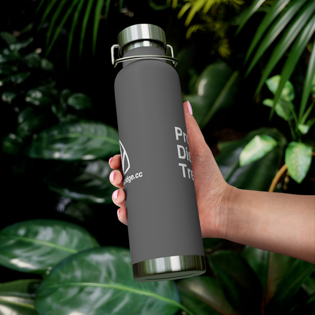 Water Bottle - WCC Mission Statement - 22oz Vacuum Insulated
